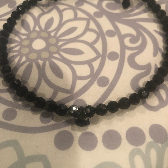 Black beaded choker - Picture 3 of 3
